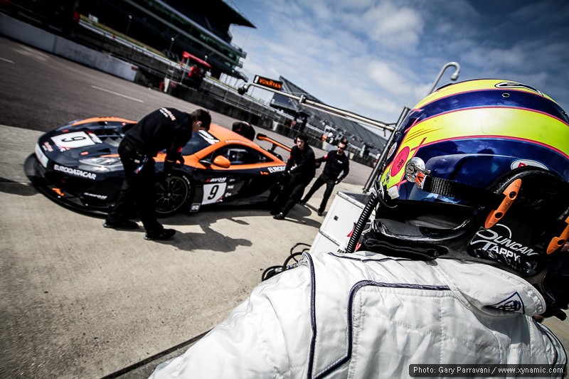 Duncan at Rockingham with Von Ryan Racing