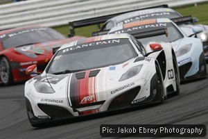 Duncan in action at Silverstone