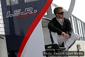 Sam Bird on the pitwall at Silverstone